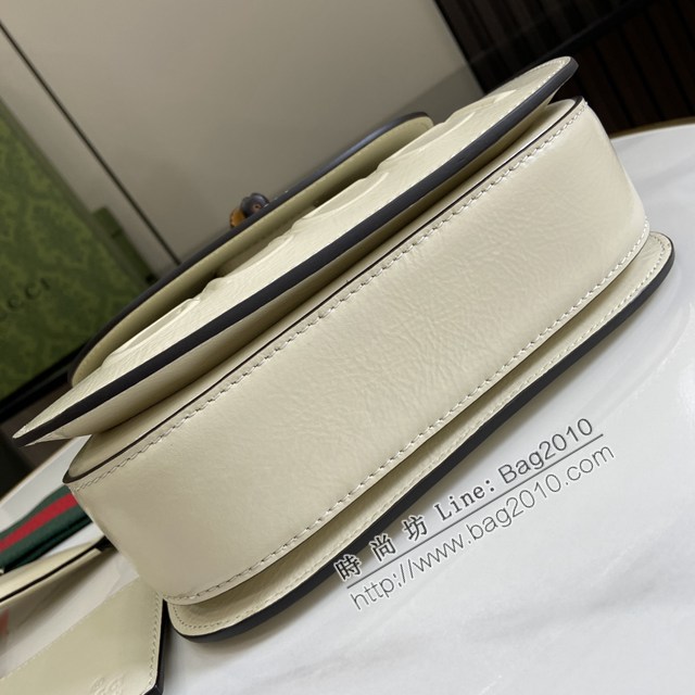 Gucci專櫃古馳最新款Bamboo 1947系列小號竹節手提包 jh2452型號：675797